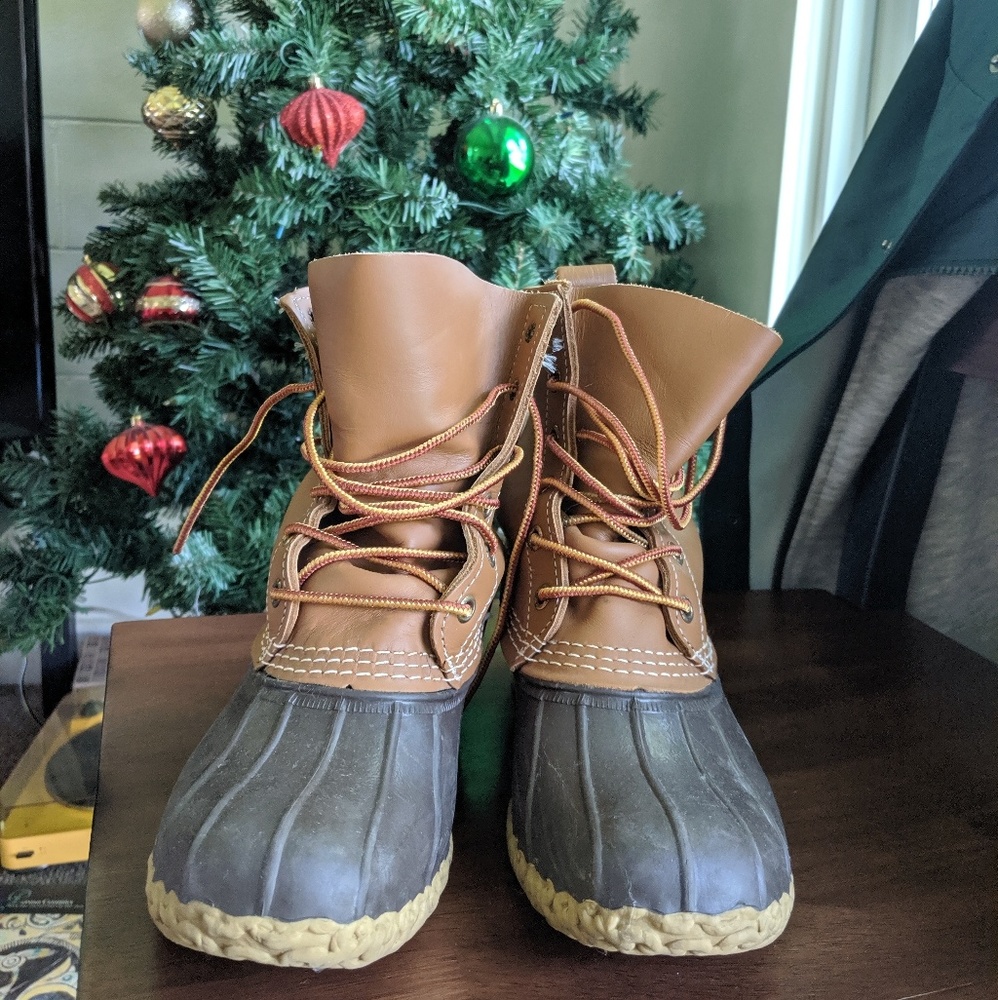 LL Bean duck boots